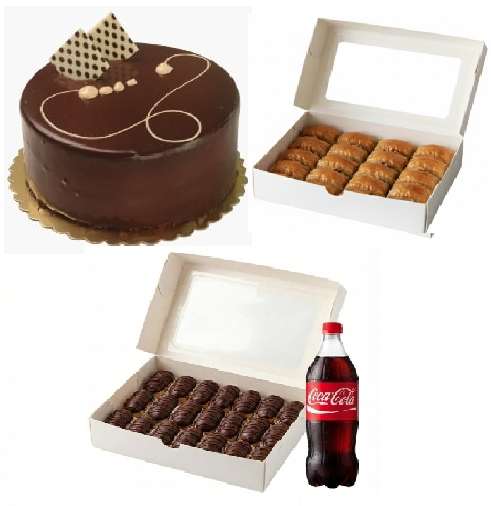 4-6 Kişilik Çikolatalı Yaş Pasta Öne Çıkan Menü